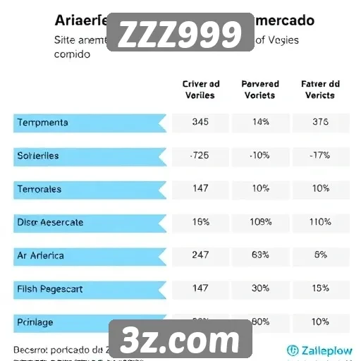 Desempenho do site ZZZ999 em comparação com concorrentes